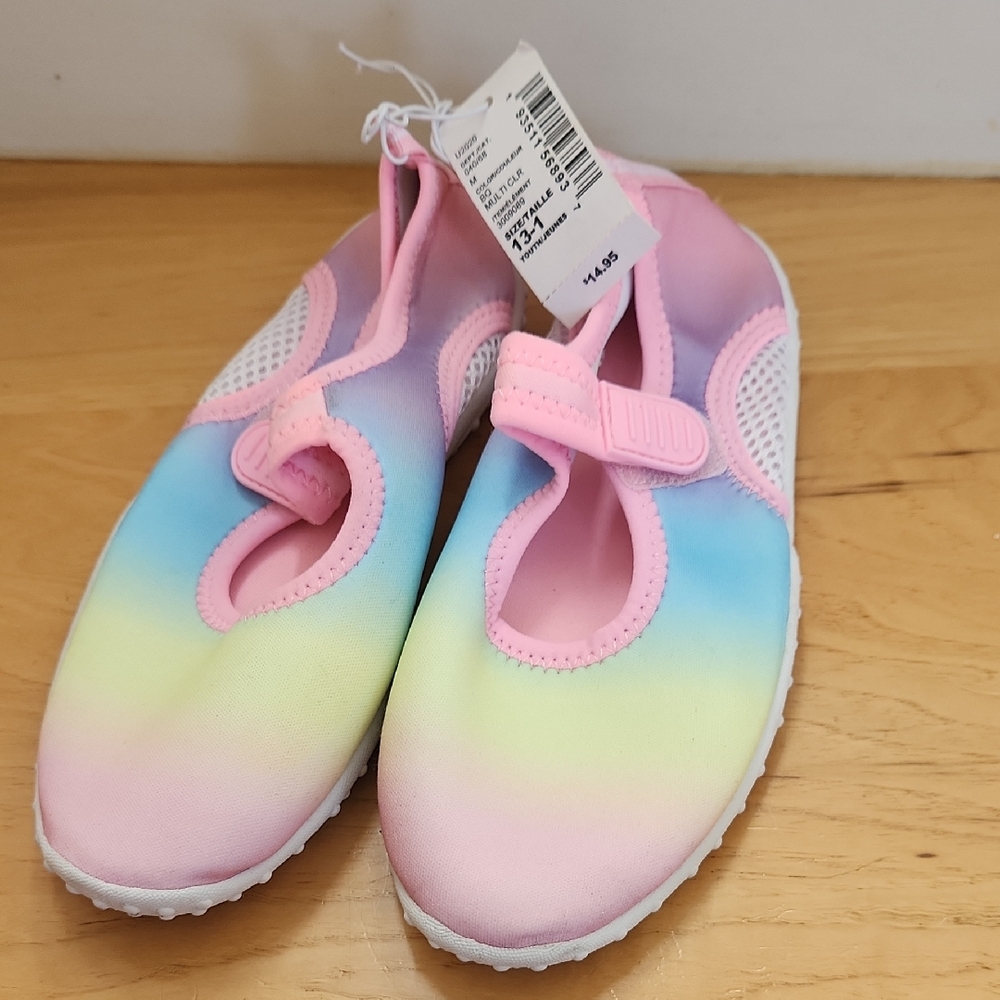 The Children's Place Pink and Blue Water Shoes Slip-On
